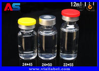 Las pequeñas botellas de cristal de la inyección estéril clara vacian las botellas de cristal Laboratotyt Tesing que empaqueta para la solución del aceite